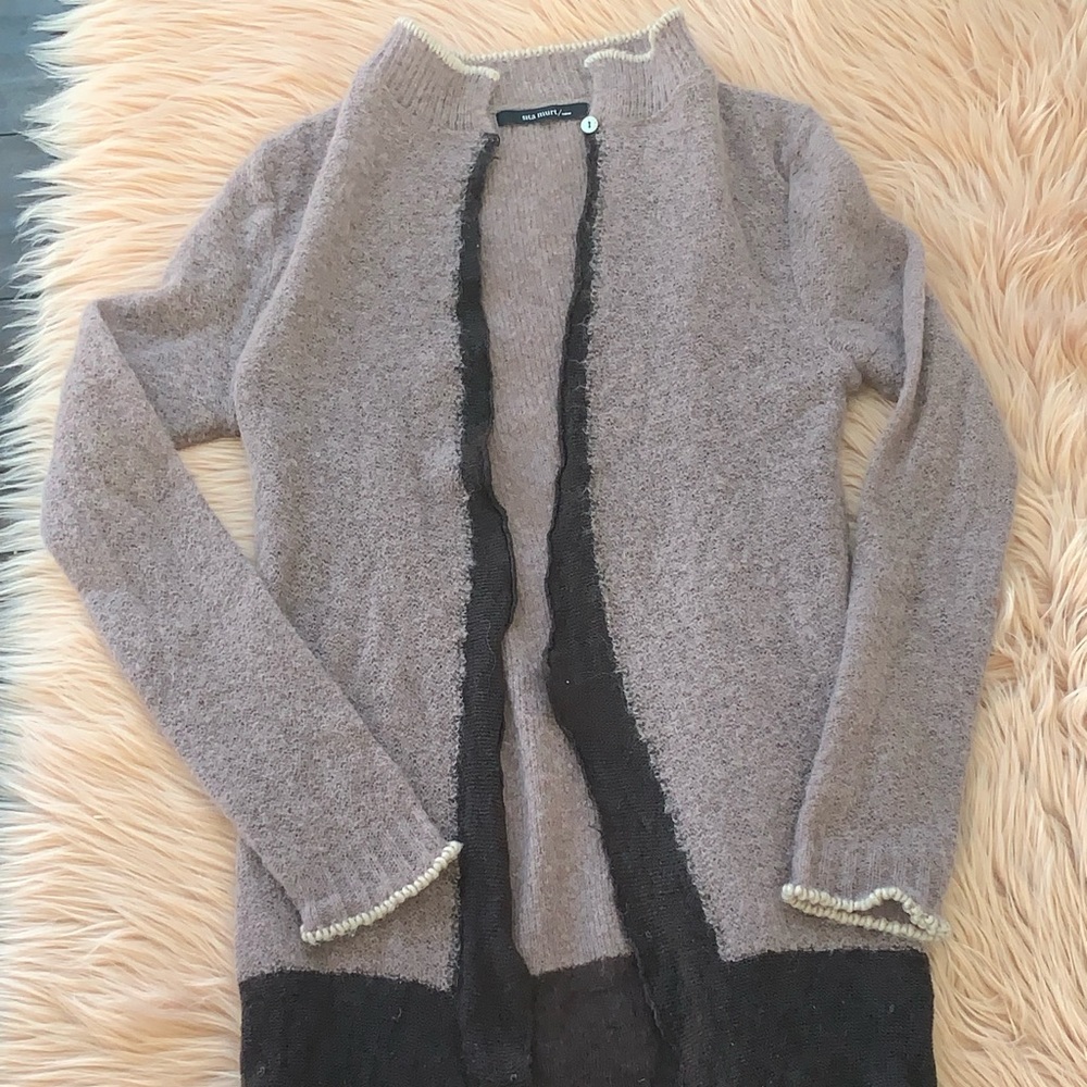 Sita murt Anthropologie brown cardigan size M